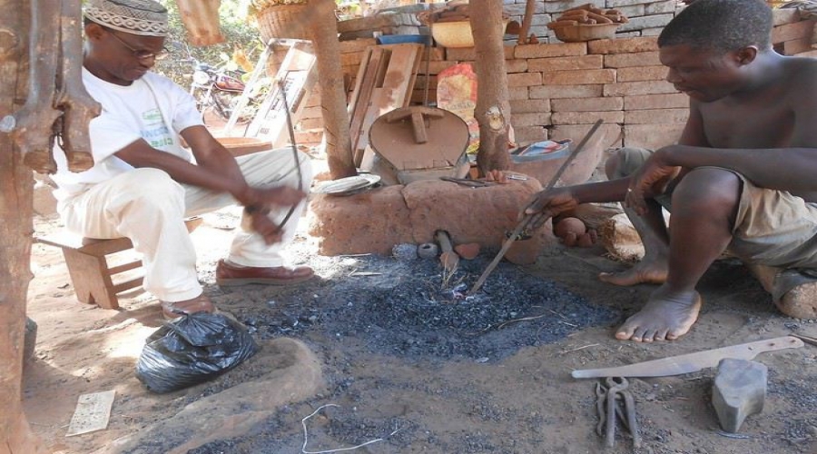 Bronze à la cire perdue (Abomey, Bénin)